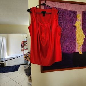 Lane Bryant Red Silky Tank. NWOT. Size 18